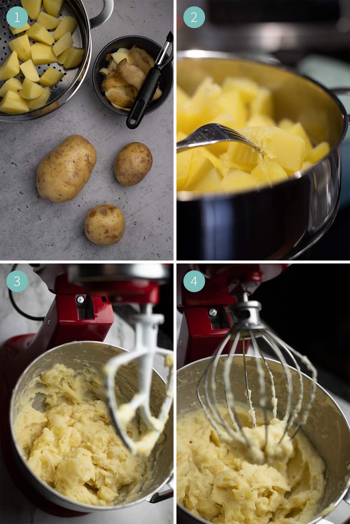 Mashed Potatoes With Kitchenaid Mixer