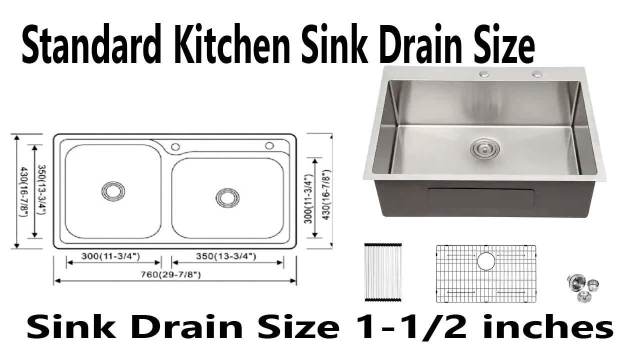 Standard Kitchen Sink Drain Size